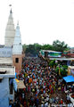 Crowd Of Devotees In Front Of DanGhati Temple,Govardhan